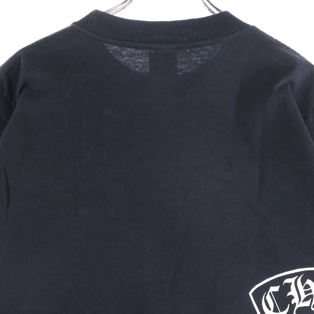 CHROME HEARTS(クロムハーツ) OLD SCROLL LOGO TEE サイドスクロールロゴ 半袖ポケットTシャツ カットソー ブラック
