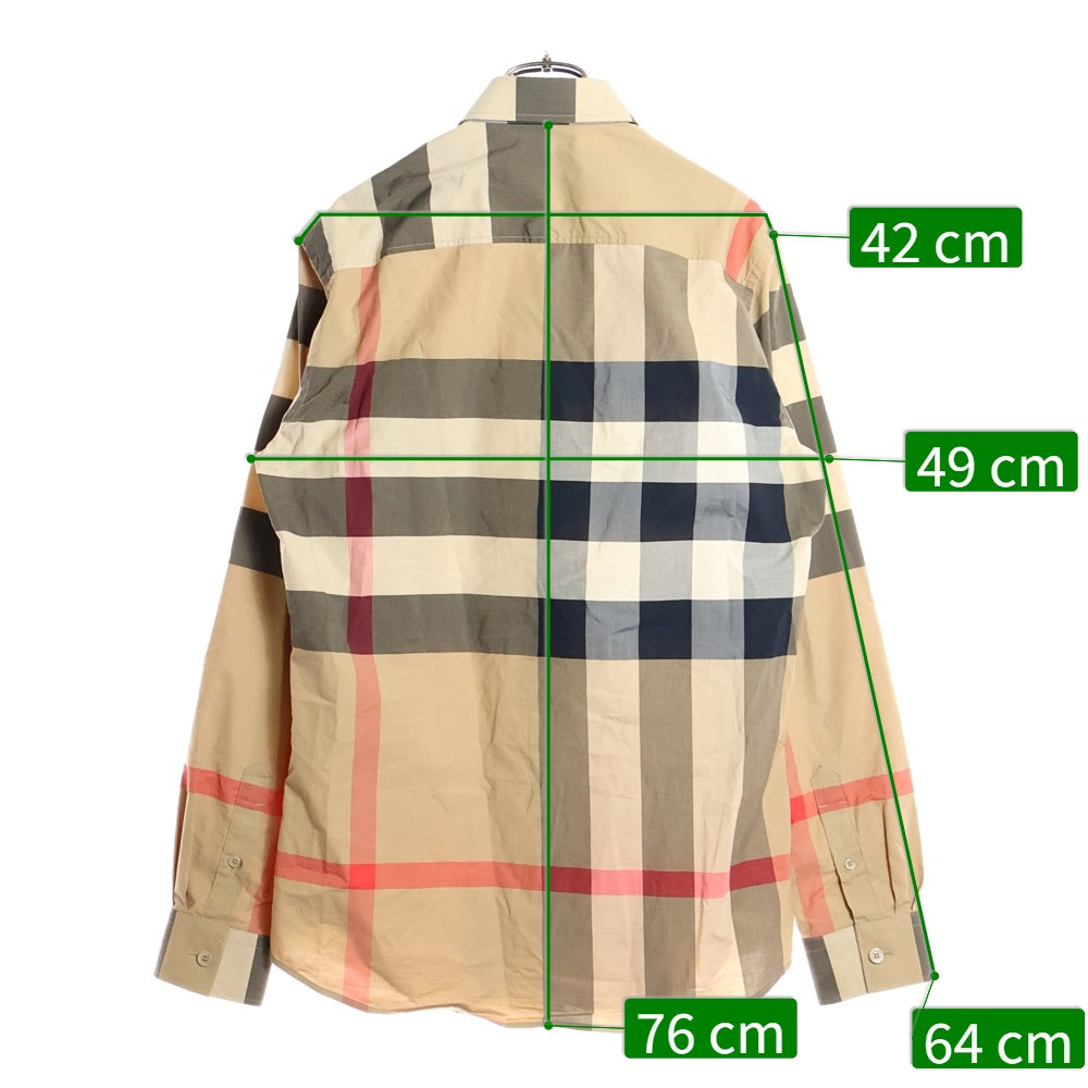 BURBERRY(バーバリー) ノヴァチェック 長袖シャツ ブラウン 8010213