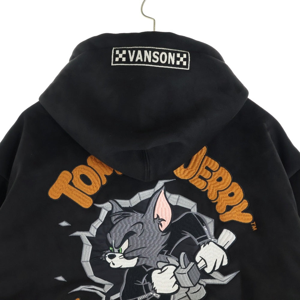 VANSON トムとジェリー スケルトンパーカー VANSON（バンソン） 【2025秋冬新作】バンソン × トムとジェリー