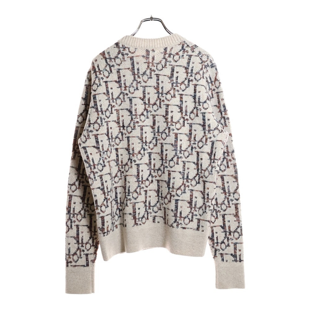 値下げ可【ほぼ新品】DIOR ディオール オブリーク柄ニット グレー 値下げ可【ほぼ新品】DIOR ディオール オブリーク柄ニット グレー