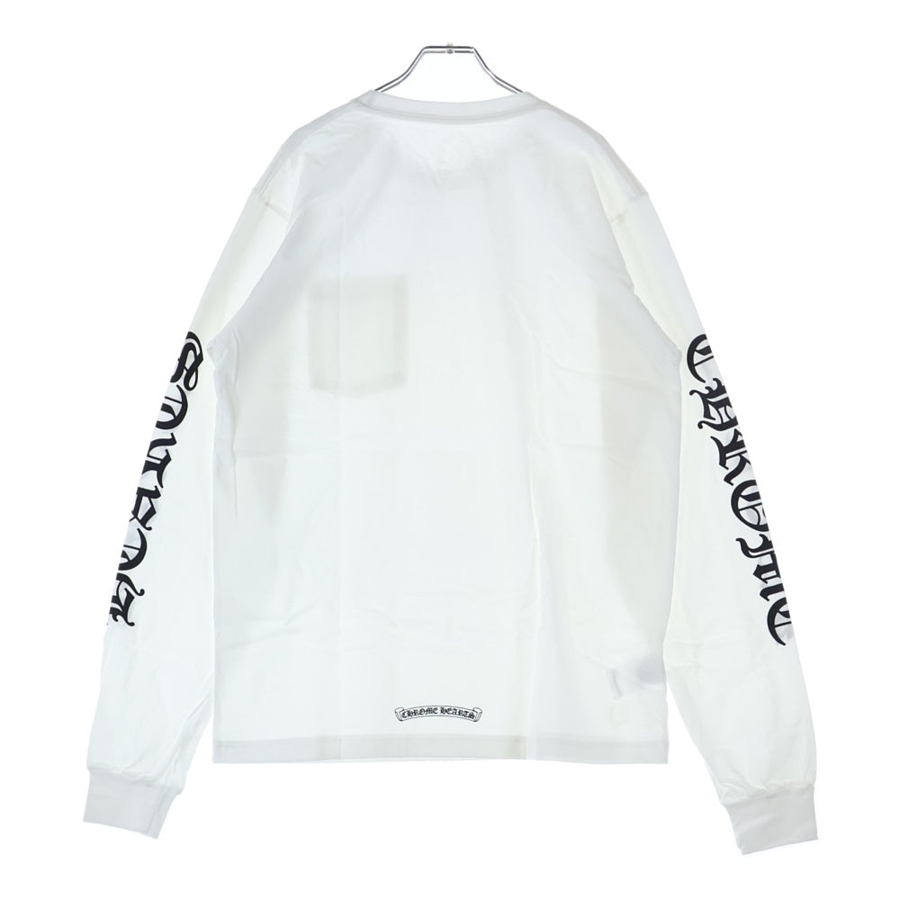 CHROME HEARTS(クロムハーツ) NECK LOGO L/S TEE ネックロゴ プリント