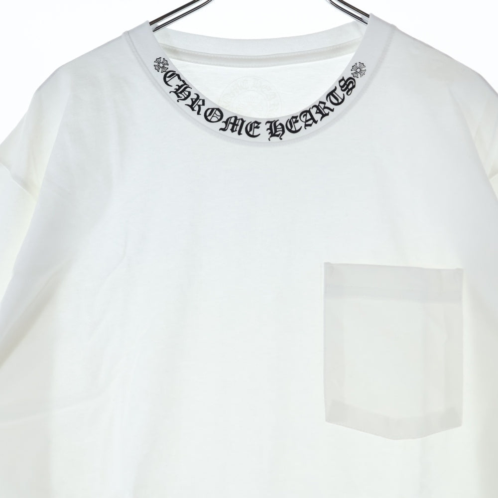 CHROME HEARTS(クロムハーツ) NECK LOGO L/S TEE ネックロゴ プリント
