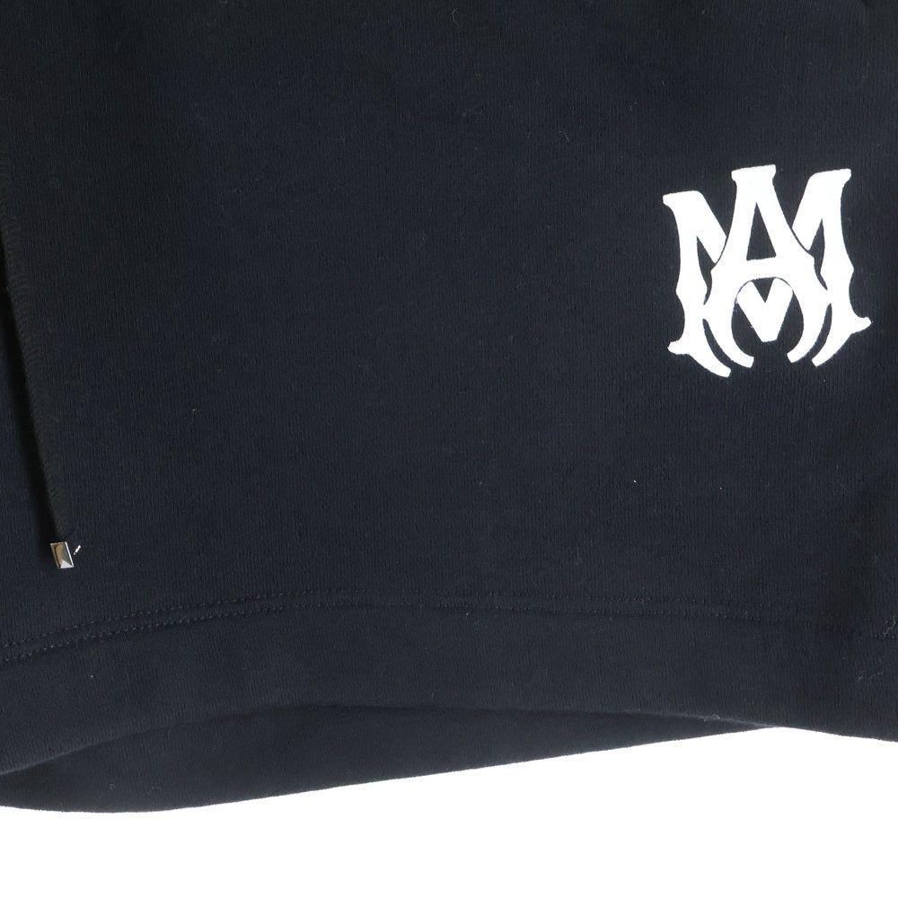 AMIRI(アミリ) 25SS LOGO SHORT ロゴプリントショーツ スウェットハーフパンツ ブラック SRAMJYSH1025SMRBC012