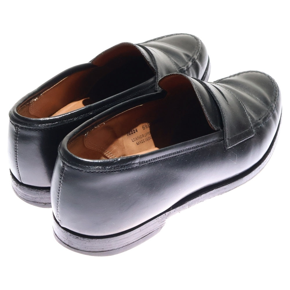 Crockett&Jones(クロケットアンドジョーンズ) ボストン コインローファー レザーシューズ ブラック 26224