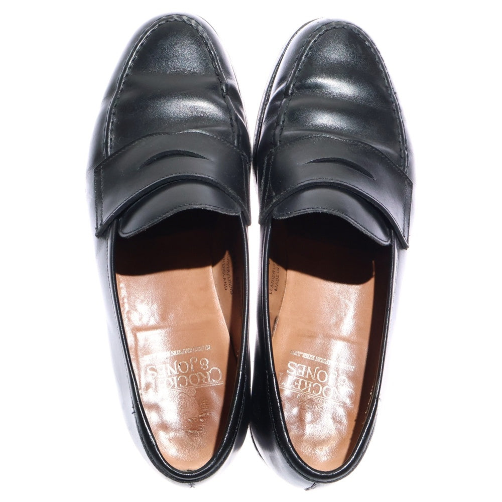 Crockett&Jones(クロケットアンドジョーンズ) ボストン コインローファー レザーシューズ ブラック 26224