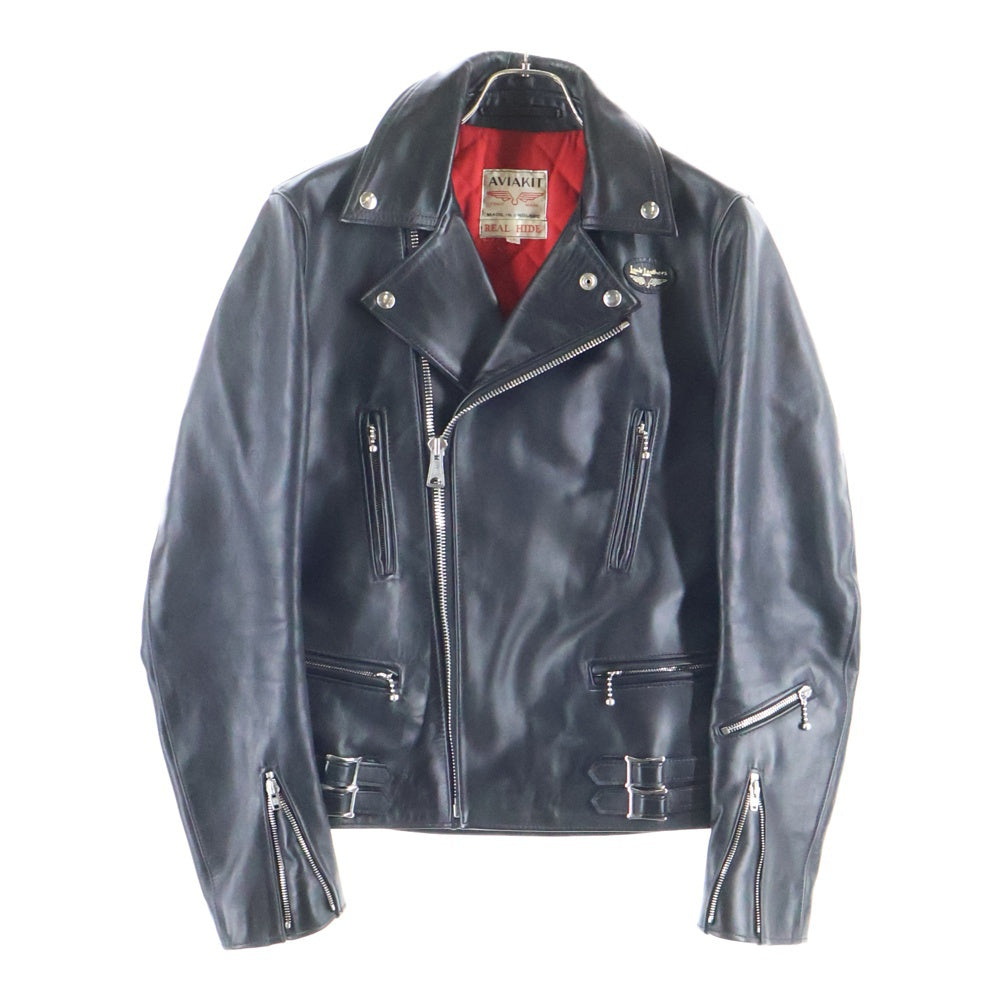 Lewis Leathers(ルイスレザー) LIGHTNING TIGHT FIT ライトニング タイトフィット ホースハイド ダブルライダース レザージャケット ブラック