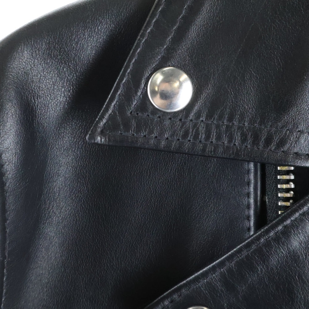 Lewis Leathers(ルイスレザー) LIGHTNING TIGHT FIT ライトニング タイトフィット ホースハイド ダブルライダース レザージャケット ブラック