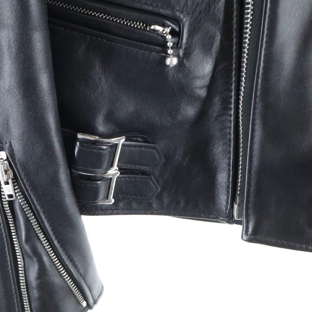 Lewis Leathers(ルイスレザー) LIGHTNING TIGHT FIT ライトニング タイトフィット ホースハイド ダブルライダース レザージャケット ブラック