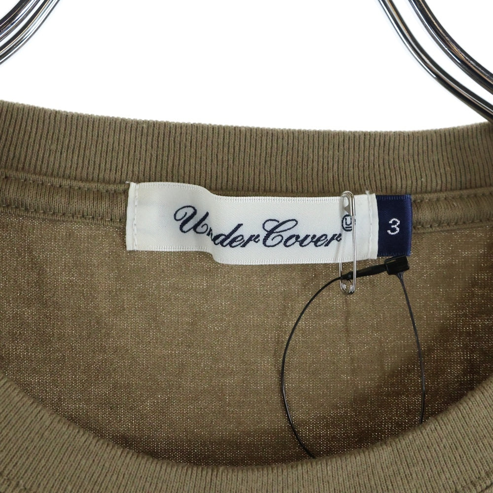 UNDERCOVER(アンダーカバー) 25SS グラフィックパッチ 半袖Tシャツ カットソー カーキ UC1E3812