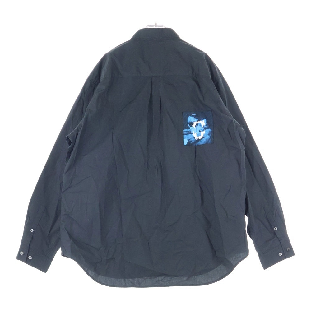 UNDERCOVER(アンダーカバー) 25SS パッチワーク 長袖シャツ ブラック UP1E4406-1