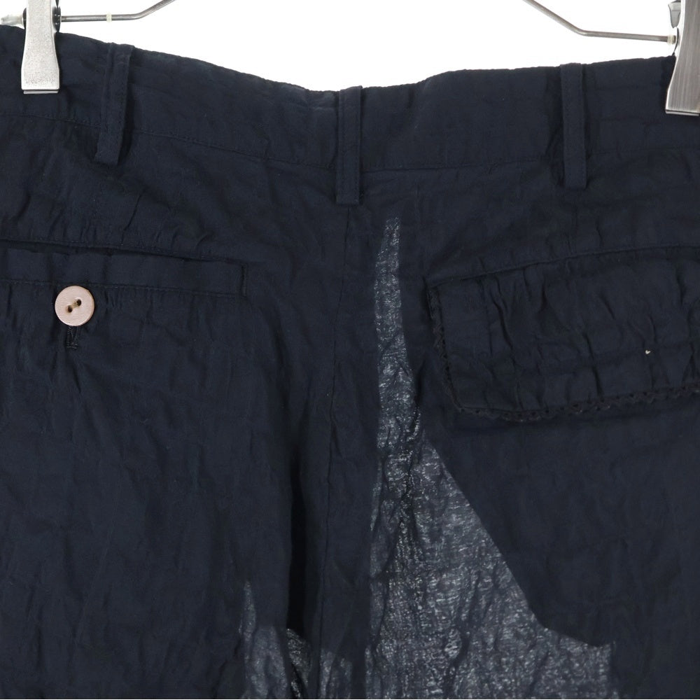 UNDERCOVER(アンダーカバー) 25SS サイドラインパンツ ボタンカラーデザインスラックスパンツ ブラック UC1E4504