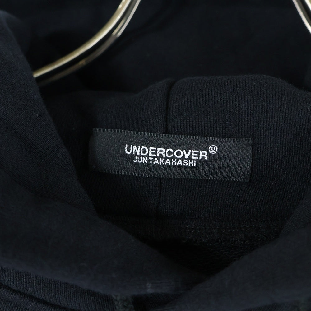 UNDERCOVER(アンダーカバー) 24AW HOODIE CROW プルオーバーパーカー フーディー ブラック UC2D4892-2