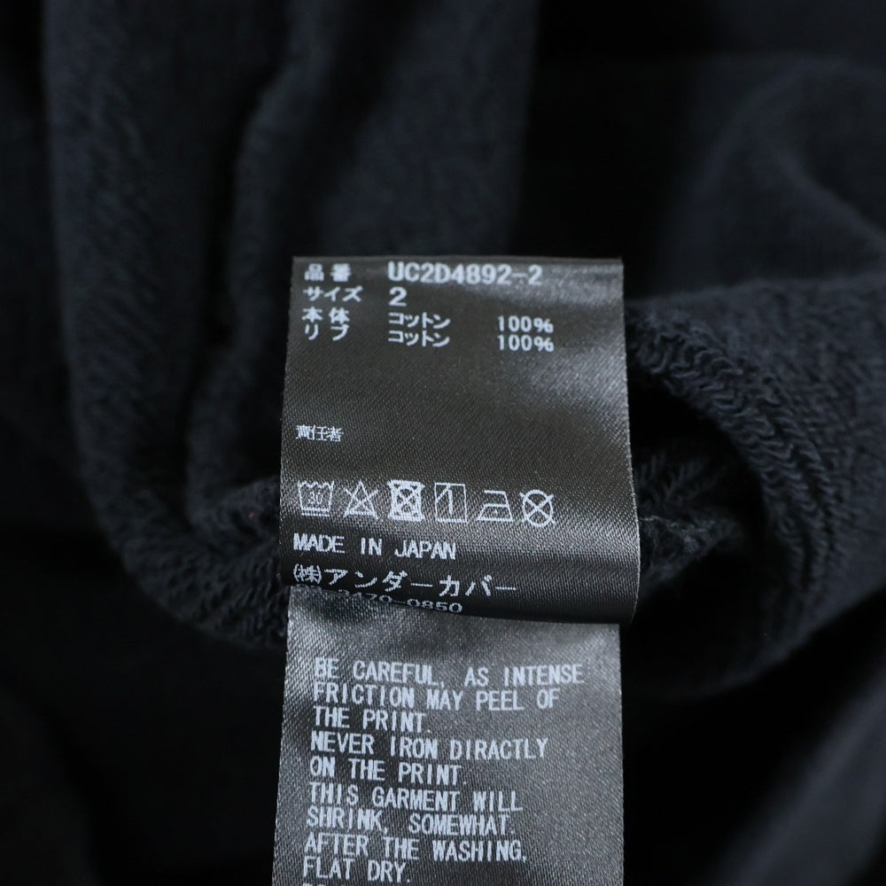 UNDERCOVER(アンダーカバー) 24AW HOODIE CROW プルオーバーパーカー フーディー ブラック UC2D4892-2