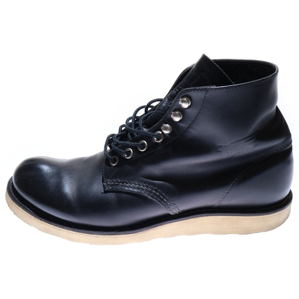 RED WING(レッド ウイング) ワークブーツ レースアップレザーブーツ ブラック 8165