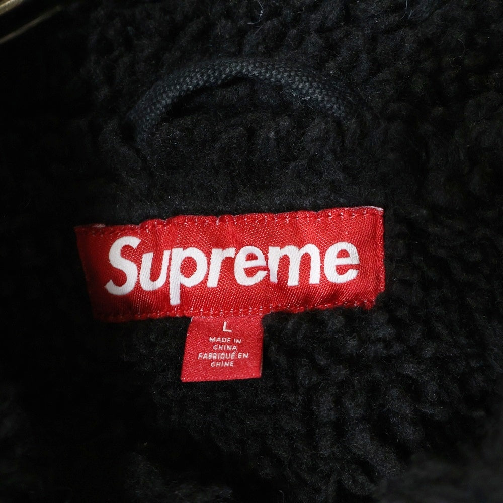 SUPREME(シュプリーム) 24AW Faux Shearling Lined Bomber Jacket ロゴ