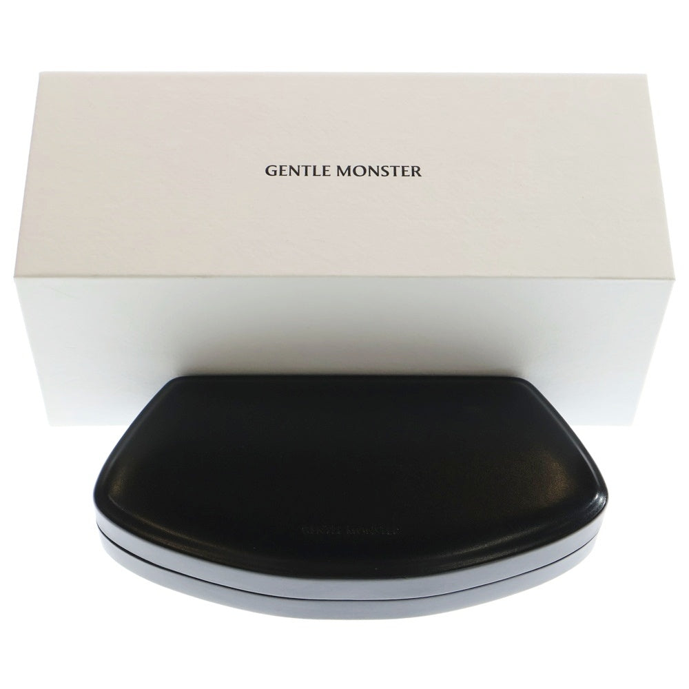 GENTLE MONSTER(ジェントルモンスター) BECA-01 スクエアフレーム クリアレンズサングラス ブラック 55□18-152