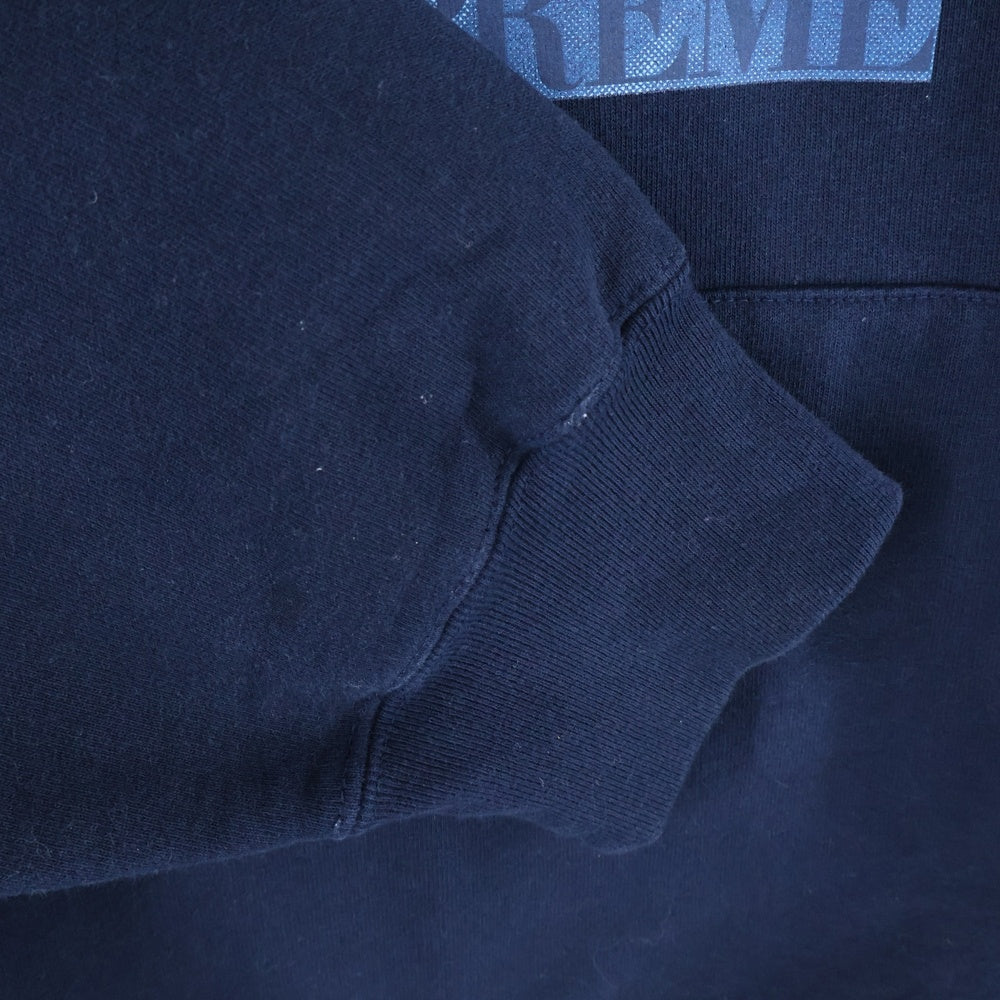 SUPREME(シュプリーム) 24AW Kate Moss Hooded ケイトモス プリント プルオーバーパーカー スウェットフーディ ネイビー