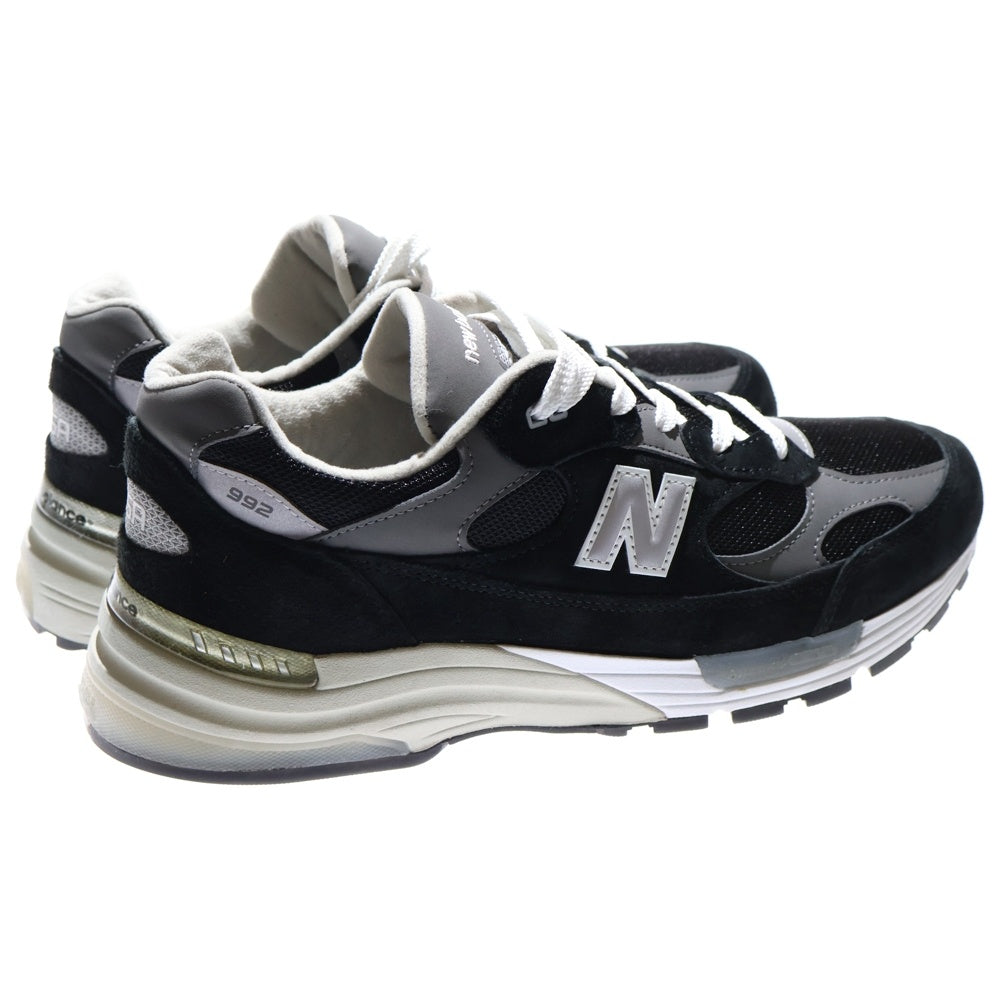 New Balance(ニューバランス) U992BK スエード ローカットスニーカー ブラック US11/29.0cm