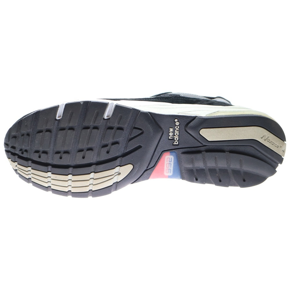 New Balance(ニューバランス) U992BK スエード ローカットスニーカー ブラック US11/29.0cm