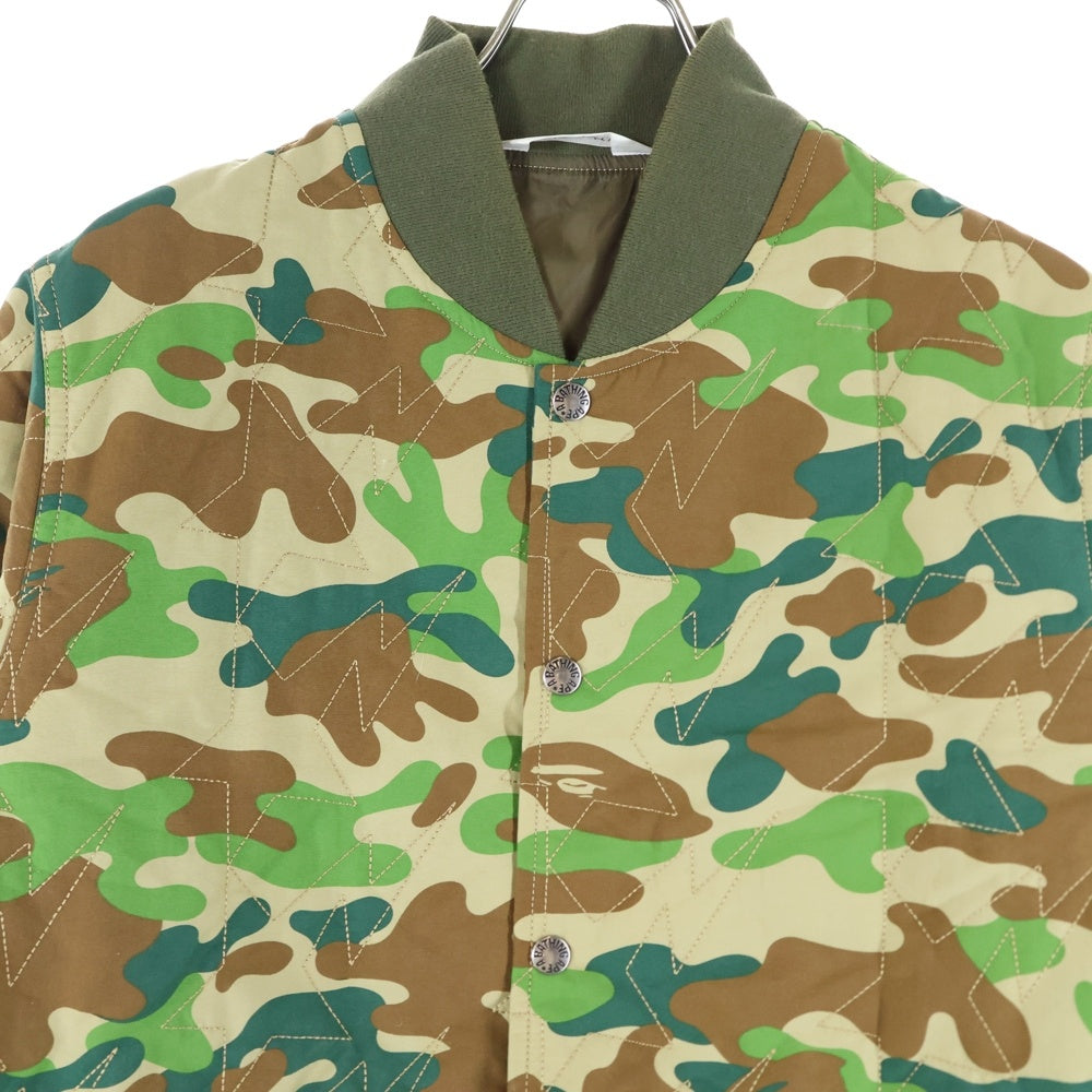 A BATHING APE(アベイシングエイプ) カモフラ総柄 キルティング