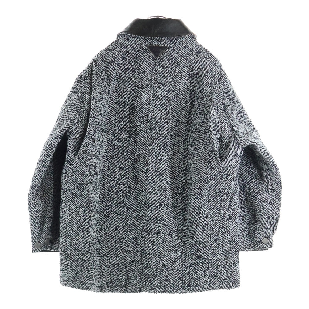プラダ PRADA 24AW ウールブレンド ジャケット コート グレー プラダ PRADA 24AW ウールブレンド ジャケット コート グレー - メルカリ