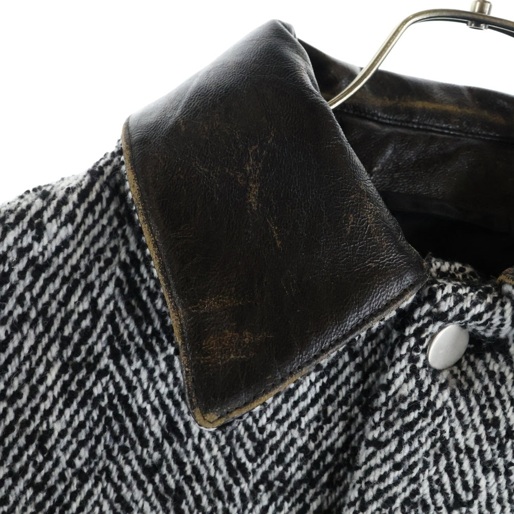 PRADA(プラダ) 24AW Wool blend jacket ウールブレンドジャケット コート ブラック SGC675 S000