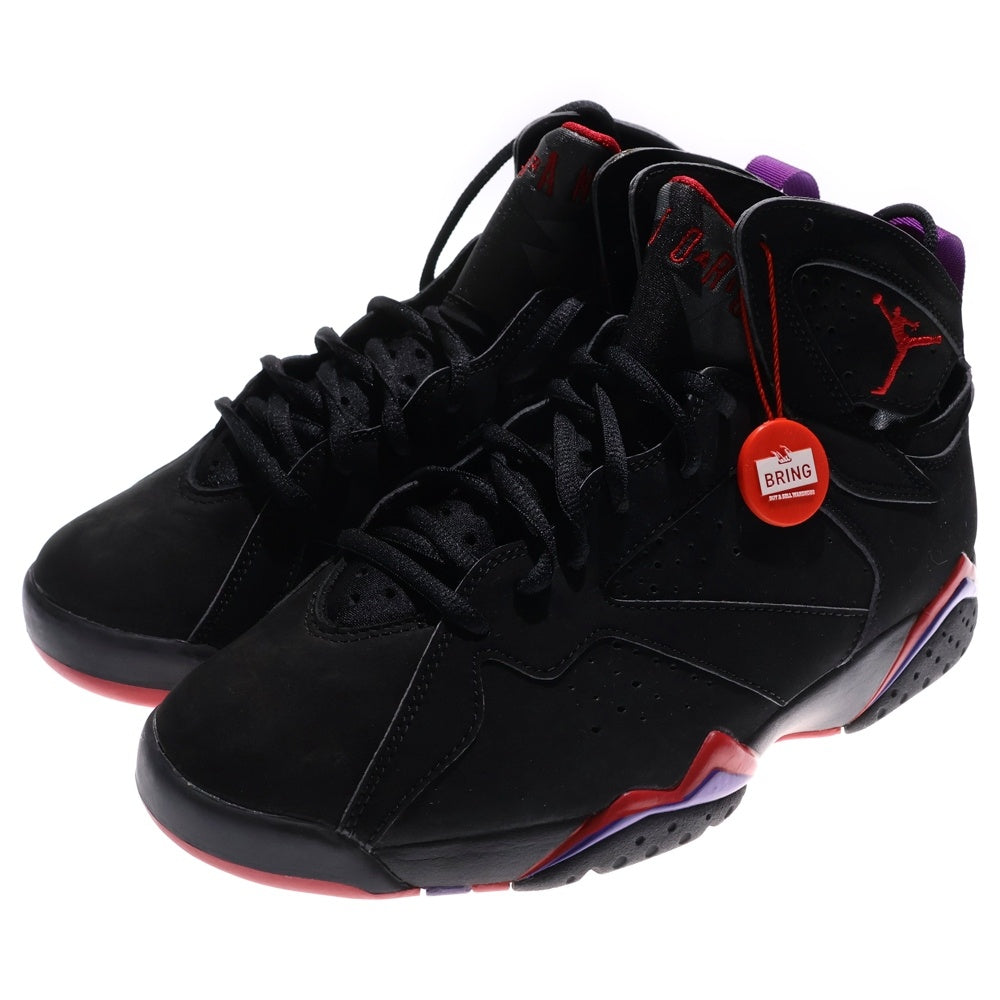 NIKE(ナイキ) AIR JORDAN 7 RETRO RAPTORS エアジョーダン7 レトロ ラプターズ ハイカットスニーカー シューズ ブラック/パープル