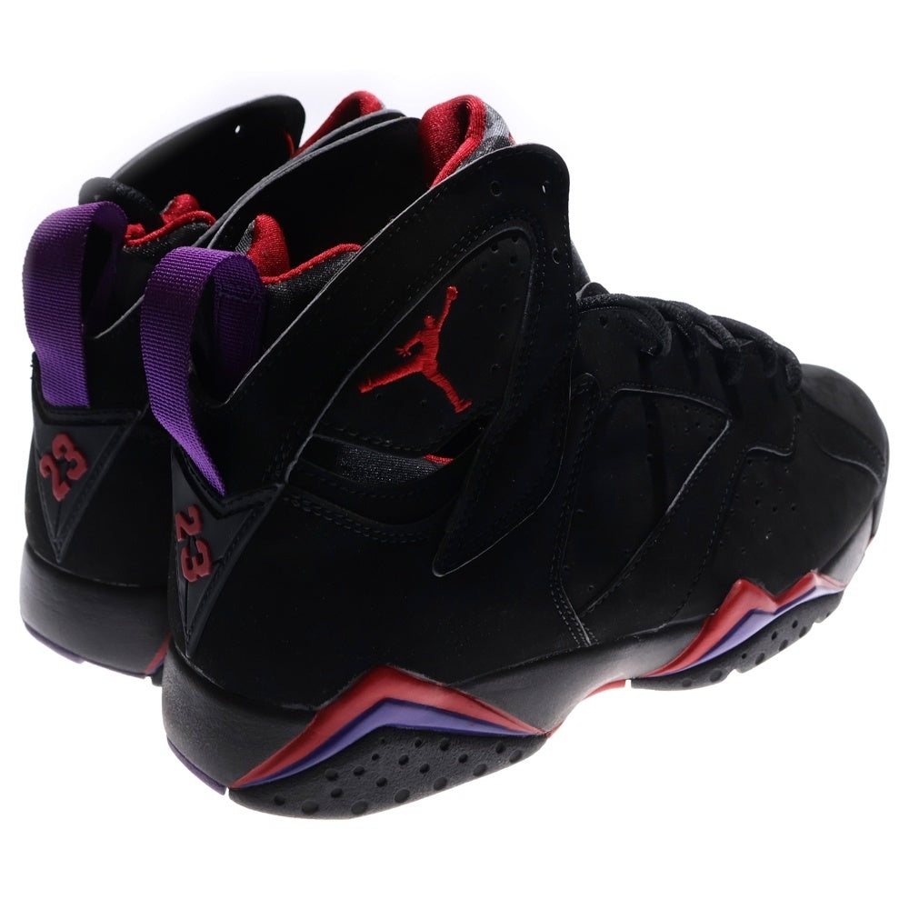 NIKE(ナイキ) AIR JORDAN 7 RETRO RAPTORS エアジョーダン7 レトロ ラプターズ ハイカットスニーカー シューズ ブラック/パープル