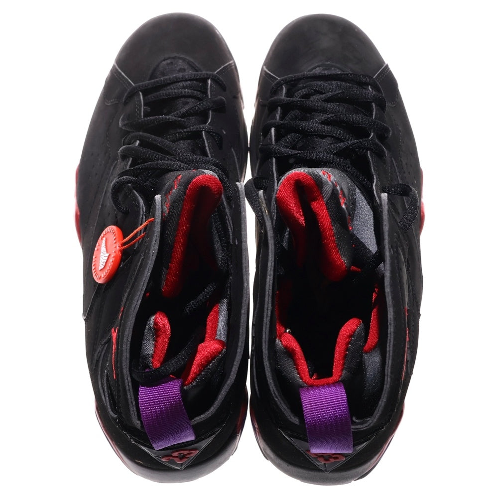 NIKE(ナイキ) AIR JORDAN 7 RETRO RAPTORS エアジョーダン7 レトロ ラプターズ ハイカットスニーカー シューズ ブラック/パープル