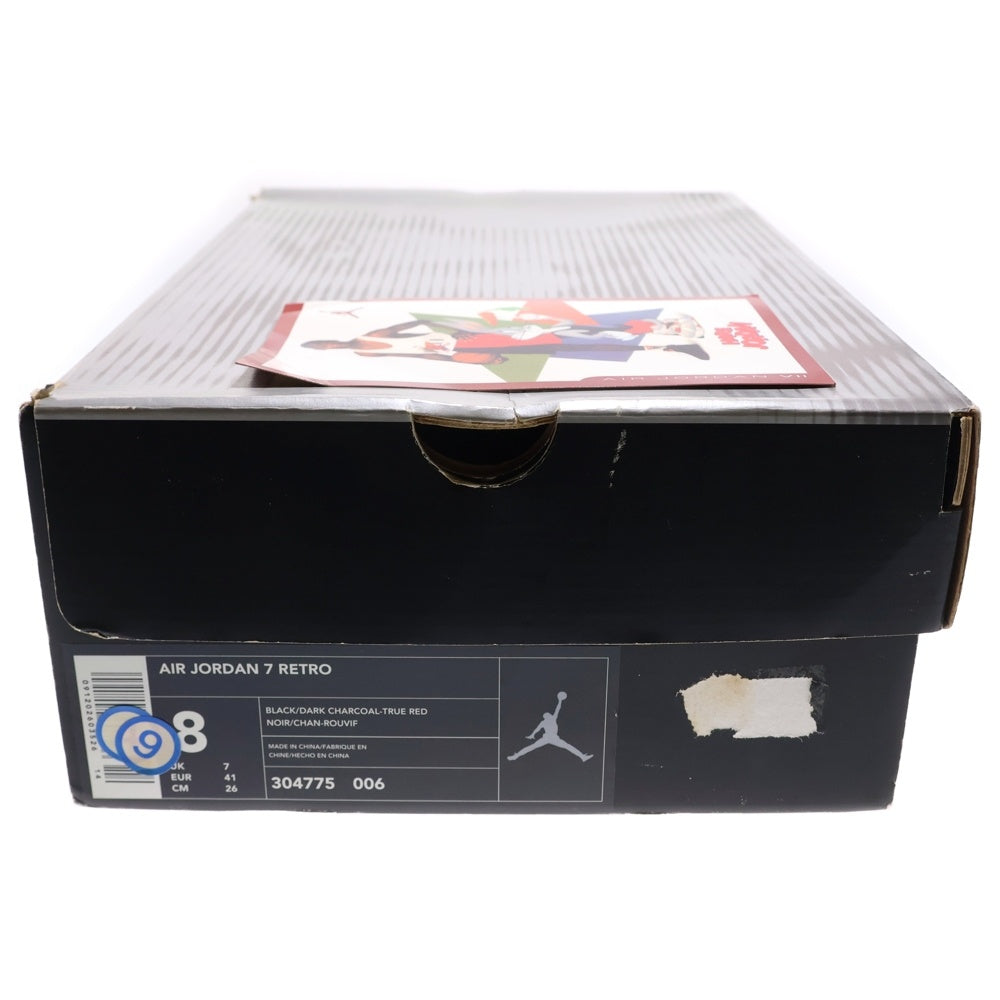 NIKE(ナイキ) AIR JORDAN 7 RETRO RAPTORS エアジョーダン7 レトロ ラプターズ ハイカットスニーカー シューズ ブラック/パープル