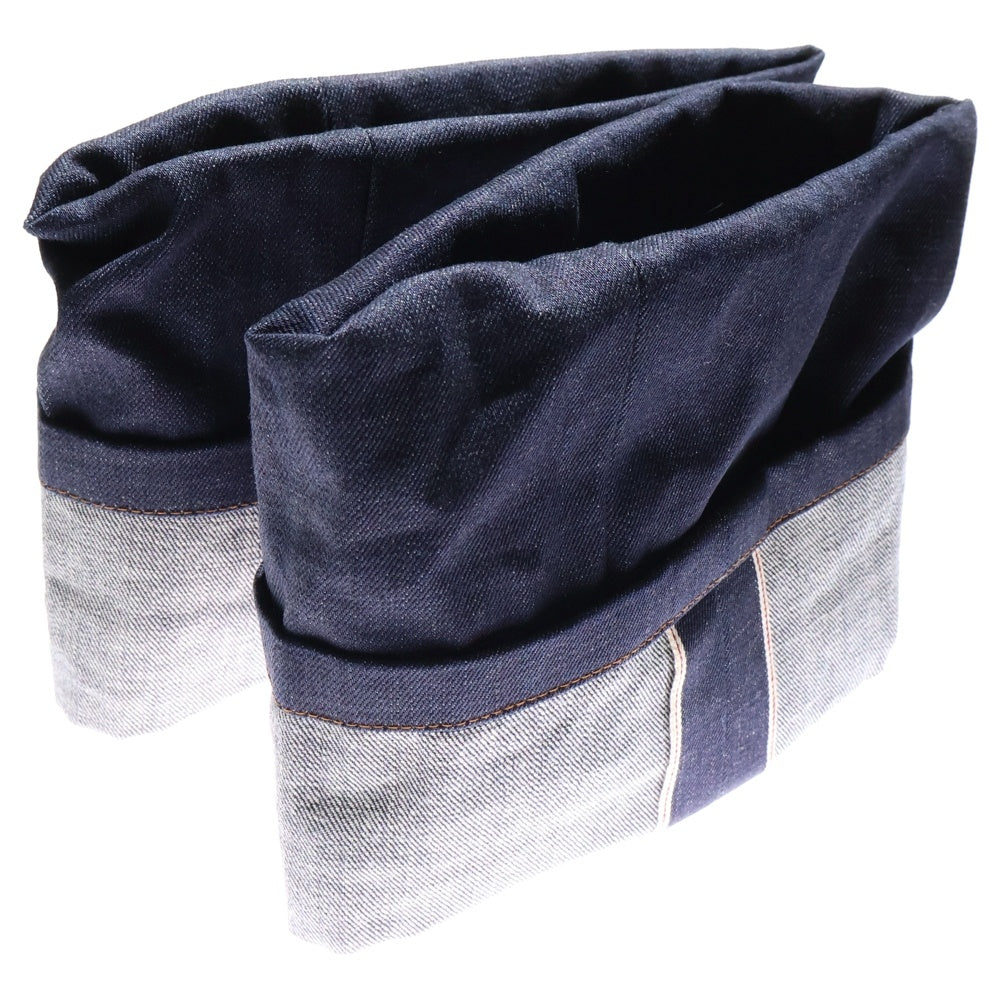 LOEWE(ロエベ) デニム フォールド ドッキングシューズ パンプス ブラック/インディゴ L815285X67 レディース