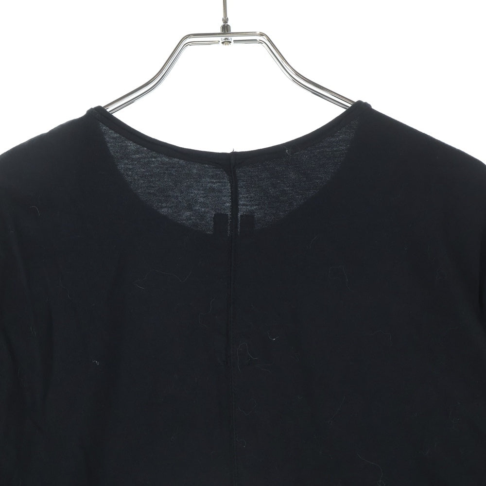 Rick Owens DRKSHDW(リックオウエンス ダークシャドウ) 21AW DRKR Print Level T-Shirt レベルTシャツ 半袖Tシャツ カットソー ブラック DU02A3250-RNEP6