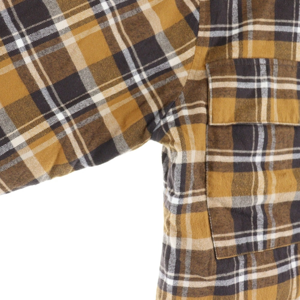 FEAR OF GOD(フィアオブゴッド) Plaid Flannel Shirt Jacket プレイドフランネルチェックシャツジャケット ブラウン