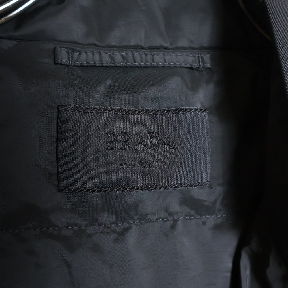 PRADA(プラダ) Triangle Logo Plate Down Vest トライアングルロゴ
