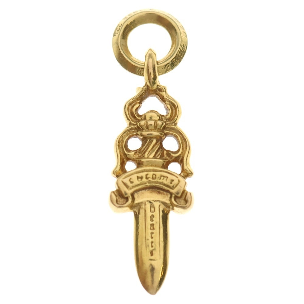 CHROME HEARTS(クロムハーツ) 22K #5 DAGGER P/DIA #5ダガーチャーム アフター PAVEダイヤ ペンダントトップ ゴールド BCA031
