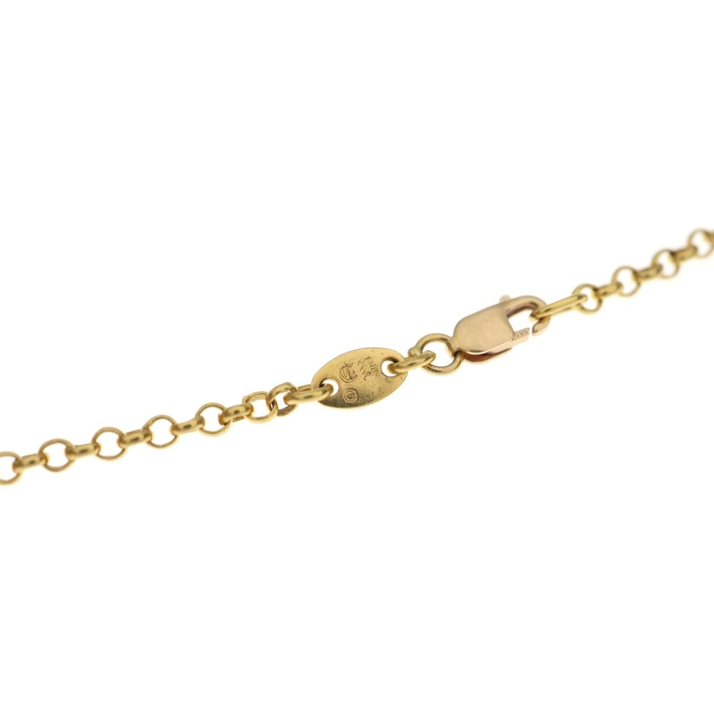 CHROME HEARTS(クロムハーツ) 22K NECKCHAIN R18 ロールチェーンネックレス 18inch ゴールド BCA010