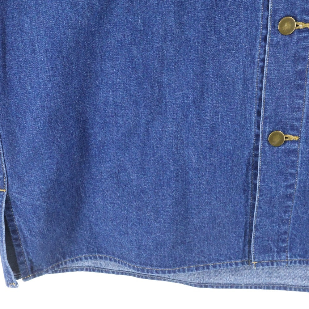 AURALEE(オーラリー) 25SS SELVEFGE LIGHT OZ DENIM SHIRT セルビッチライトオンスデニムシャツ 長袖コットンシャツ インディゴ A25SS01SD