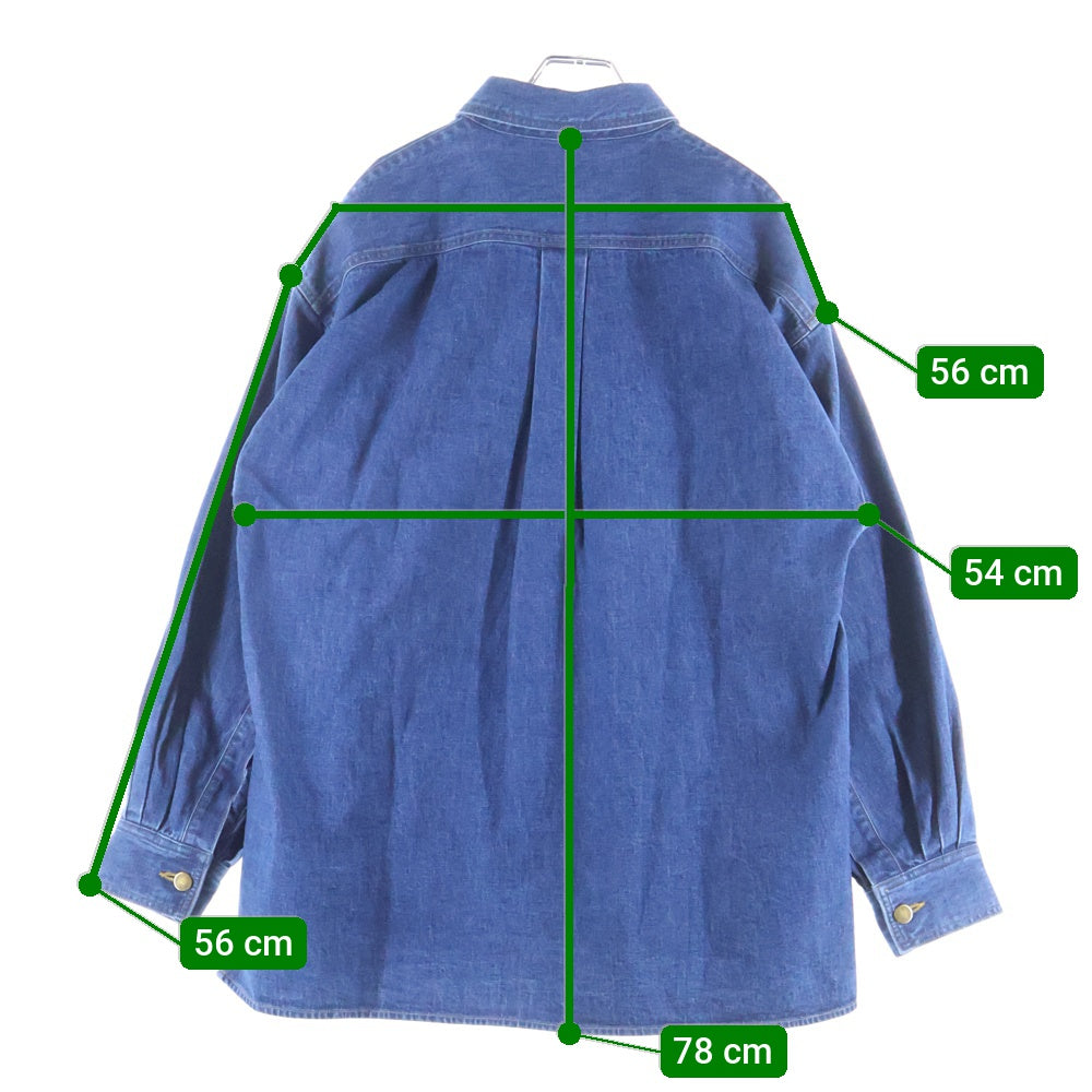 AURALEE(オーラリー) 25SS SELVEFGE LIGHT OZ DENIM SHIRT セルビッチ