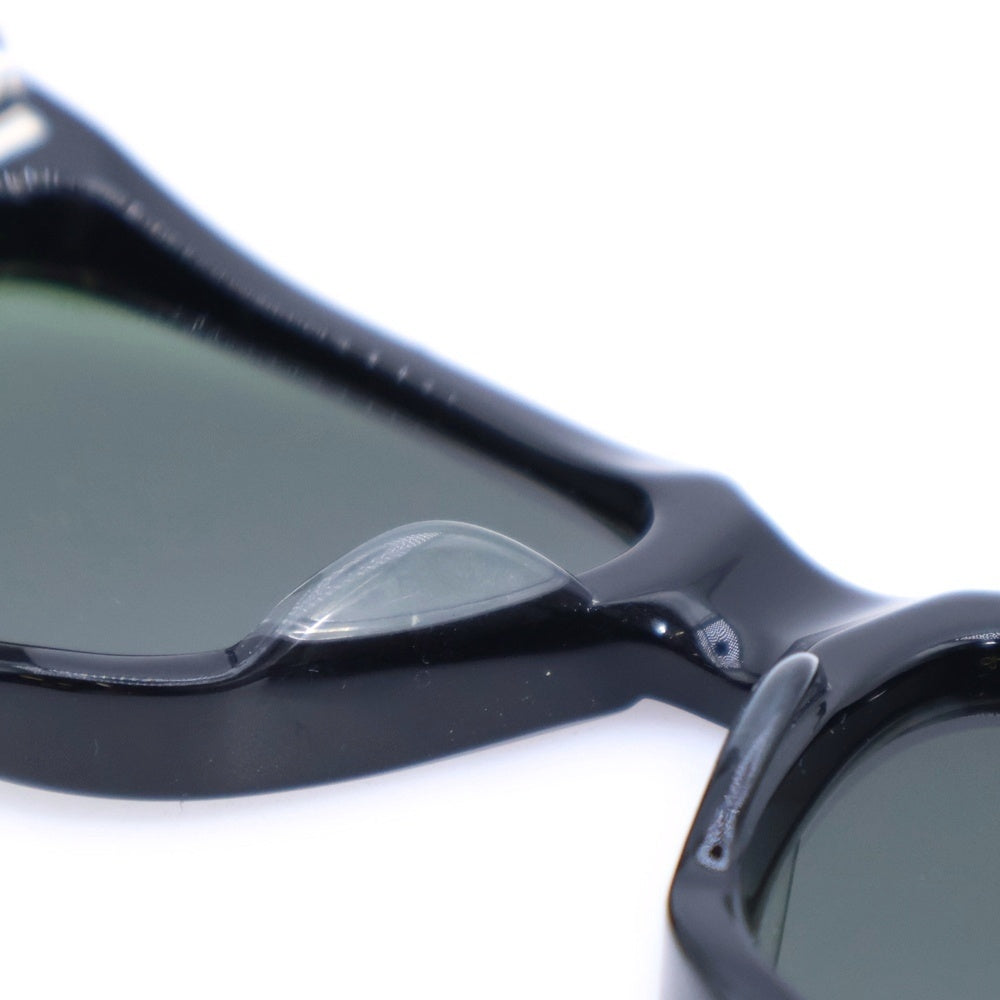 CHROME HEARTS(クロムハーツ) BOX-OFFICER ダガーテンプル装飾 デモレンズ ブラックフレーム サングラス アイウェア ブラック/シルバー