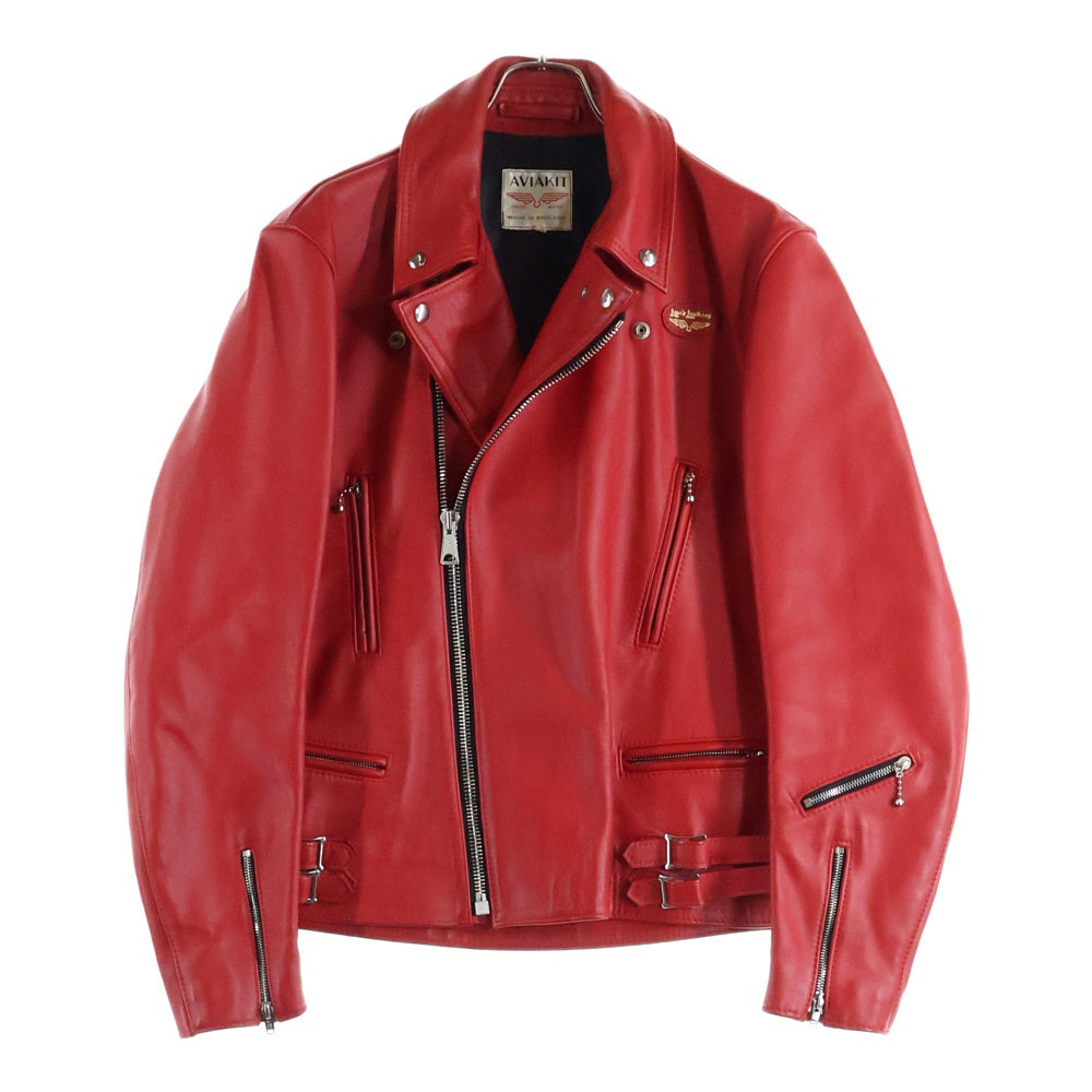 Lewis Leathers(ルイスレザー) 391 LIGHTNING TIGHT FIT ライトニング レギュラーフィット ホースレザージャケット レッド