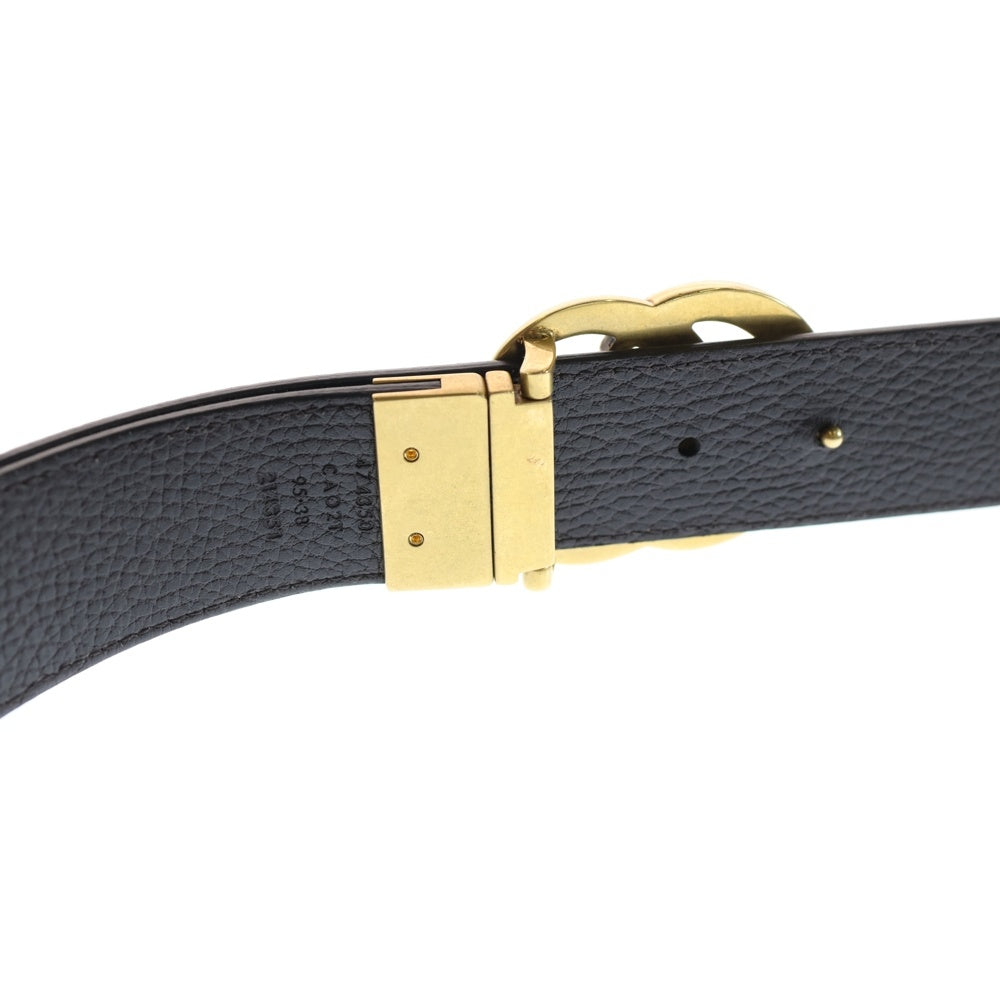 GUCCI(グッチ) GGマーモント レザーベルト ブラック 474350