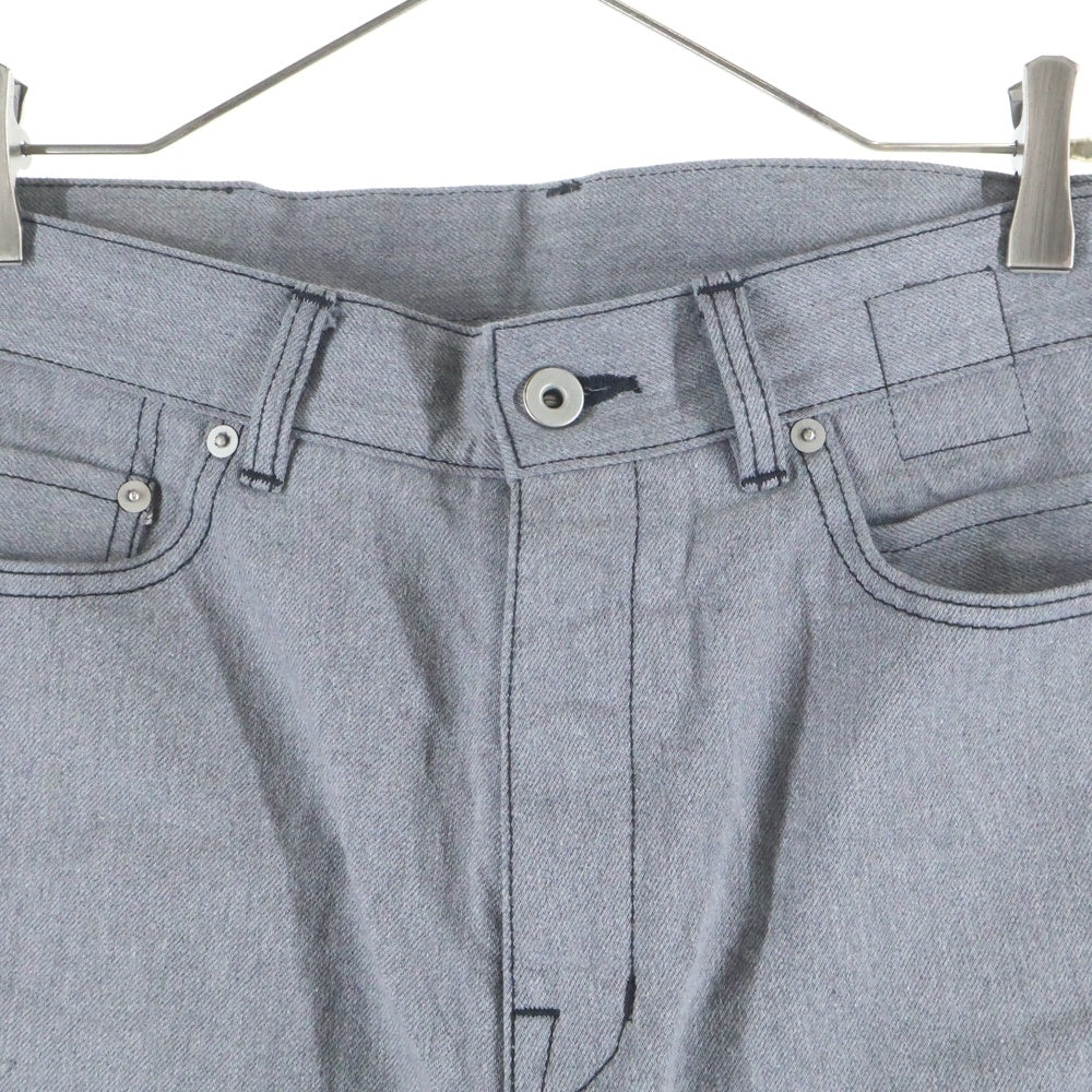 Rick Owens(リックオウエンス) ボラン ブーツカット デニムパンツ グレー DL01C2395-GDJP