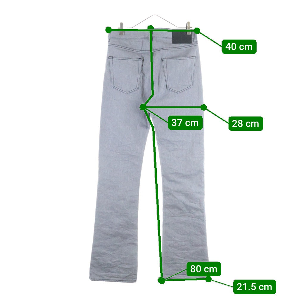 Rick Owens(リックオウエンス) ボラン ブーツカット デニムパンツ グレー DL01C2395-GDJP