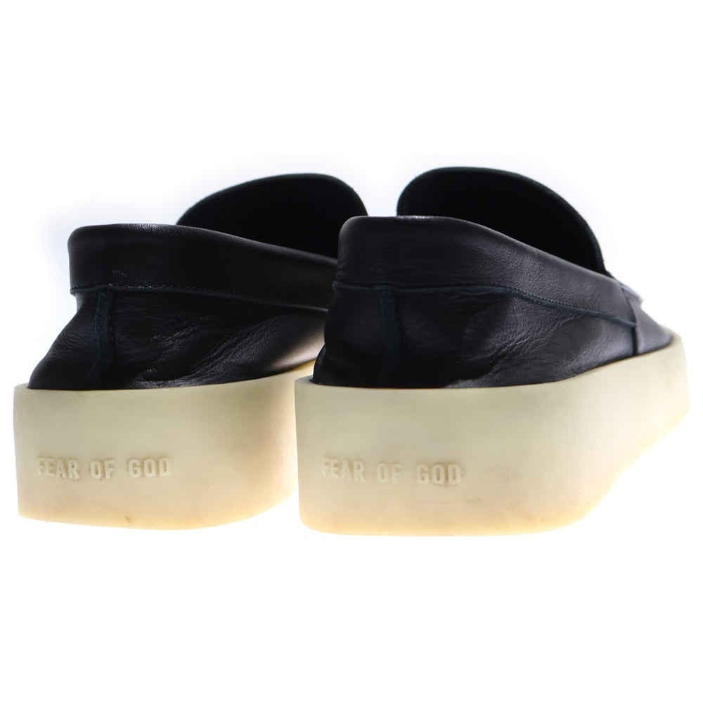 FEAR OF GOD(フィアオブゴッド) 7th The Loafer Black ラバーソール レザーローファー シューズ ブラック