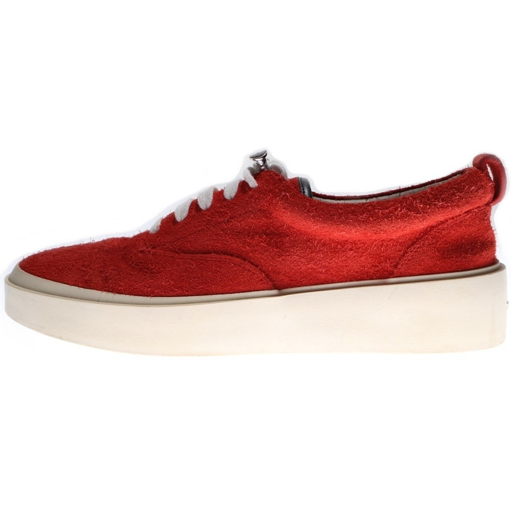 FEAR OF GOD(フィアオブゴッド) 101 Lace Up Low Top スウェードスニーカー ローカットシューズ レッド