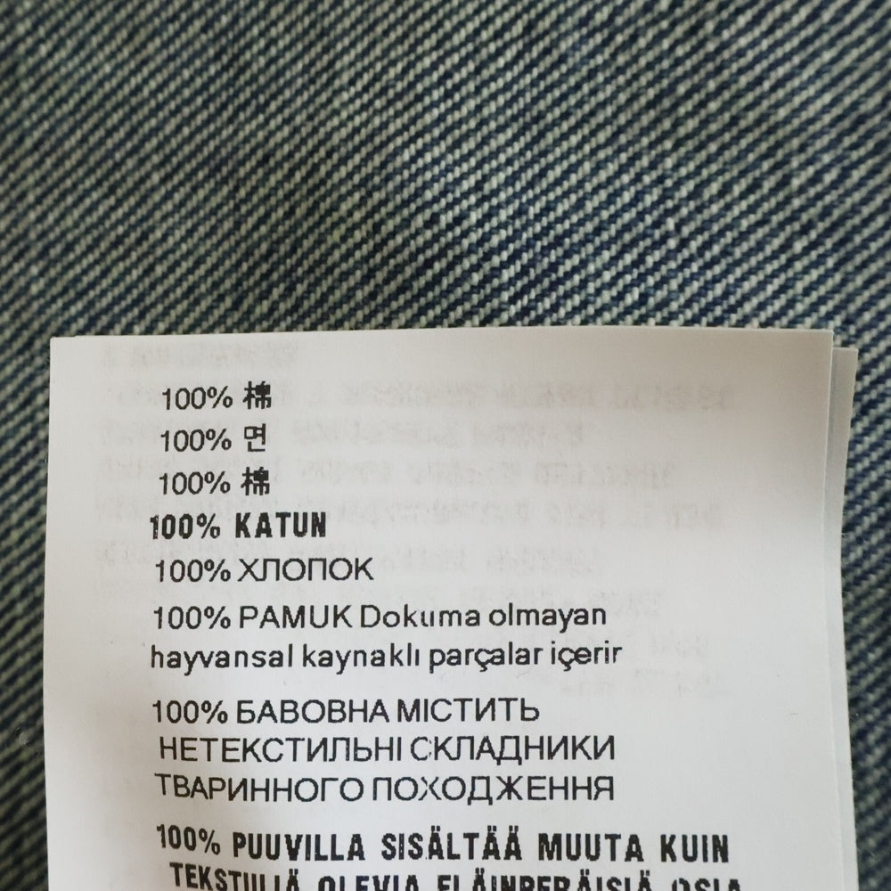 PRADA(プラダ) 24SS トライアングルロゴ プレートデニムジャケット GEC066 S212 14EF インディゴ