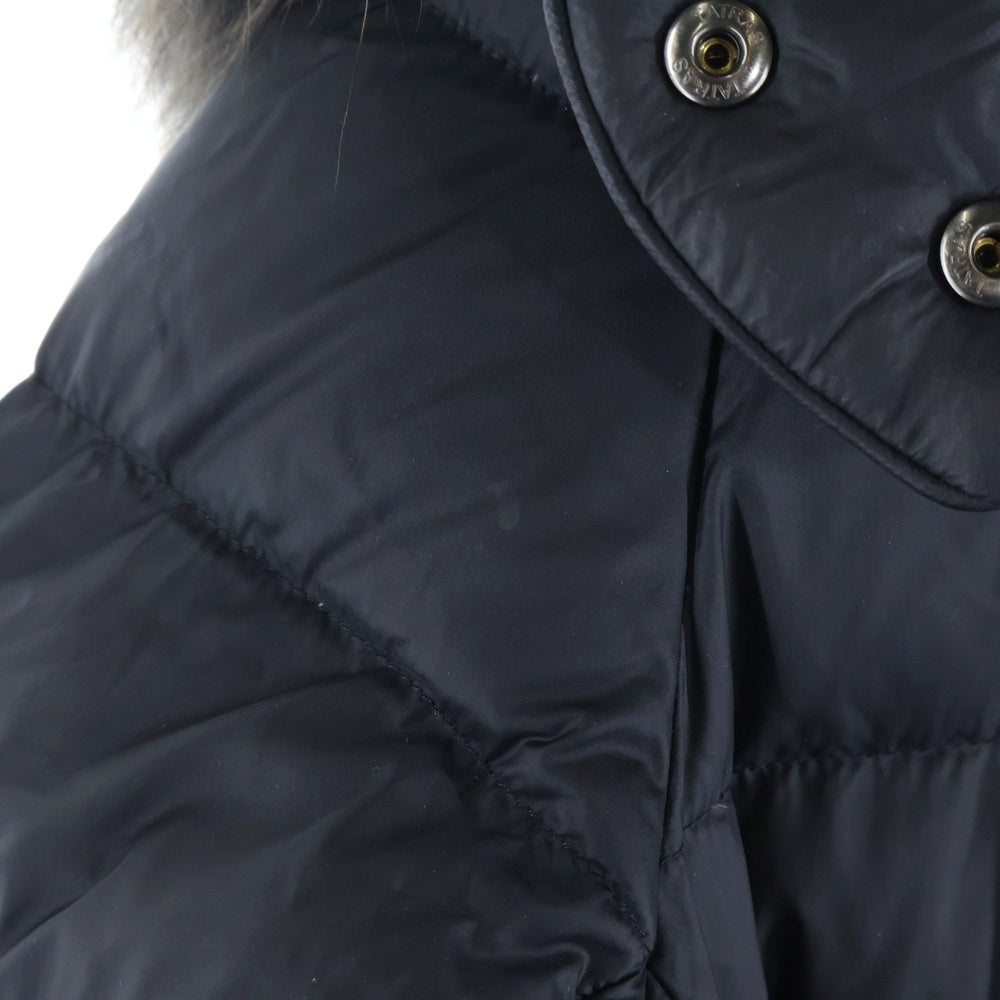 TATRAS(タトラス) 22AW SARMA サルマ ファーフーデッド ダウンコート ジャケット レディース ブラック LTAT22A4794-D