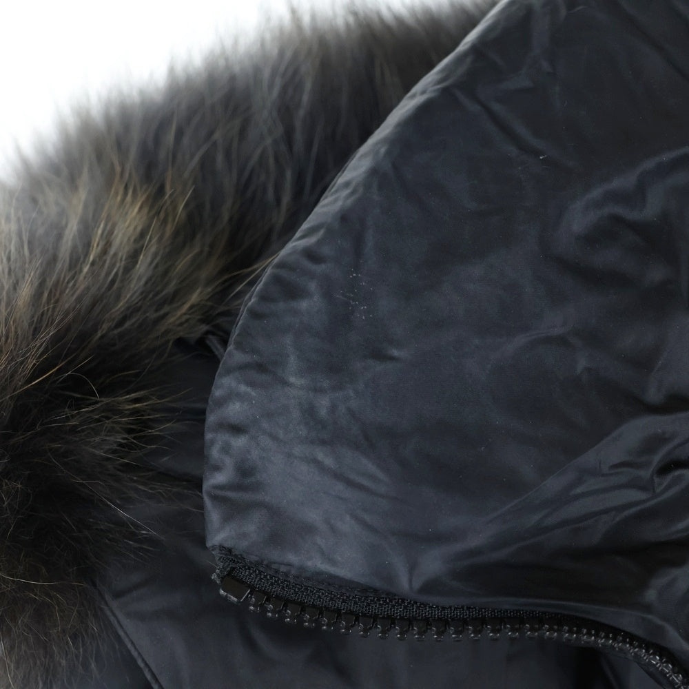 TATRAS(タトラス) 22AW SARMA サルマ ファーフーデッド ダウンコート ジャケット レディース ブラック LTAT22A4794-D