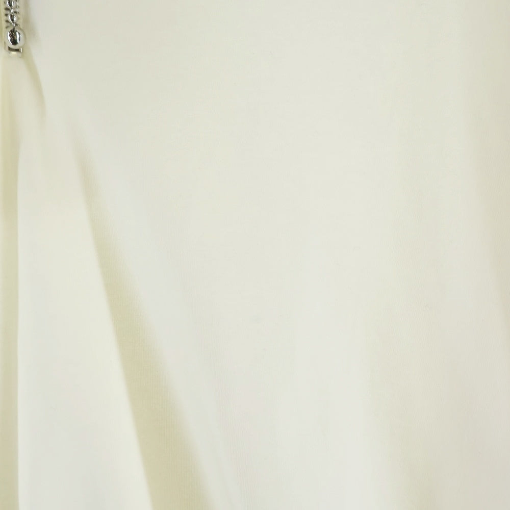 JIL SANDER +(ジルサンダープラス) ハーフジップコットン長袖スリーブTシャツ カットソー ホワイト KKPMIW0504