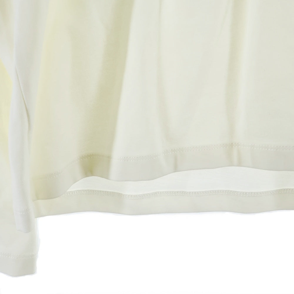 JIL SANDER +(ジルサンダープラス) ハーフジップコットン長袖スリーブTシャツ カットソー ホワイト KKPMIW0504